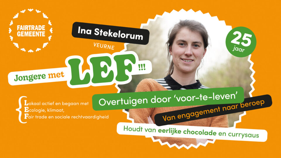 Ina Stekelorum (25) uit Veurne