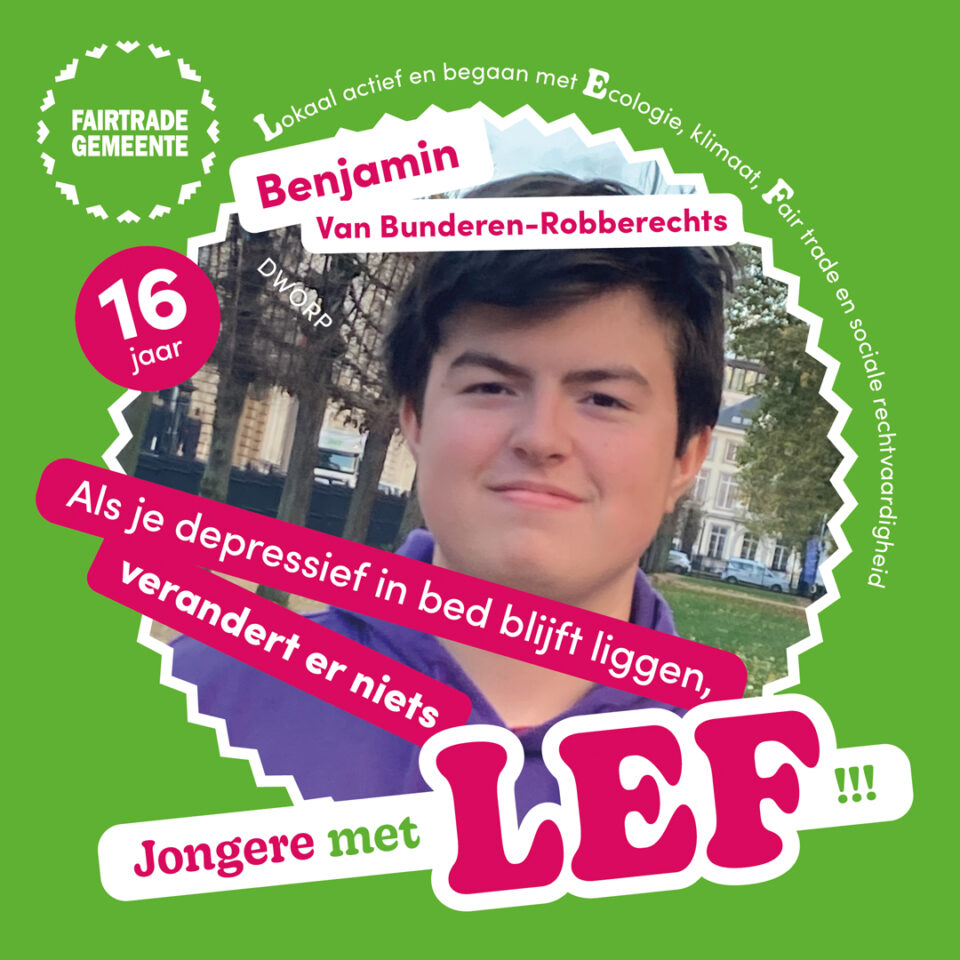 Benjamin (16) uit Dworp